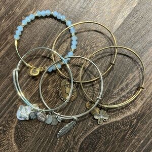 Alex & Ani Bracelets Set Of 5 B28